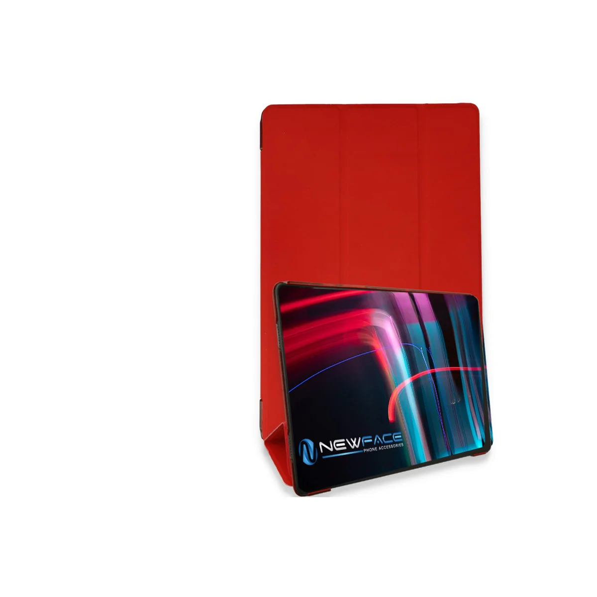 Tablet Kılıfı Kırmızı - Akıllı Uyku Modu ve Standlı Korumalı Kılıf