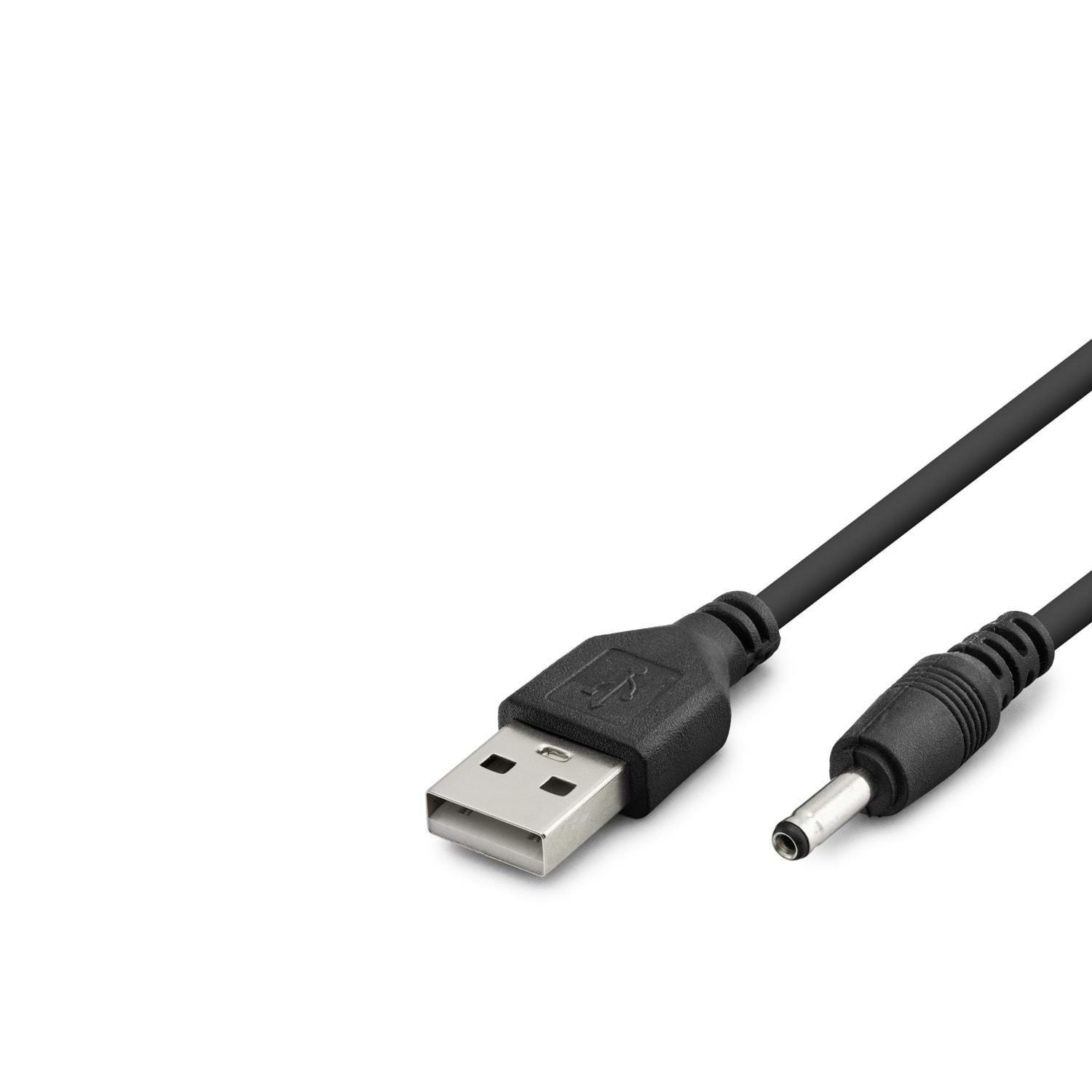 Tablet Şarj Kablosu Usb To 3.5*1.35 1M Siyah HDX1320