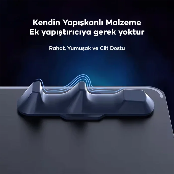 Tablet Silikon Tutma Kolu 2’li Set – Yapışkanlı, Parmak Askılı, Çıkarılabilir