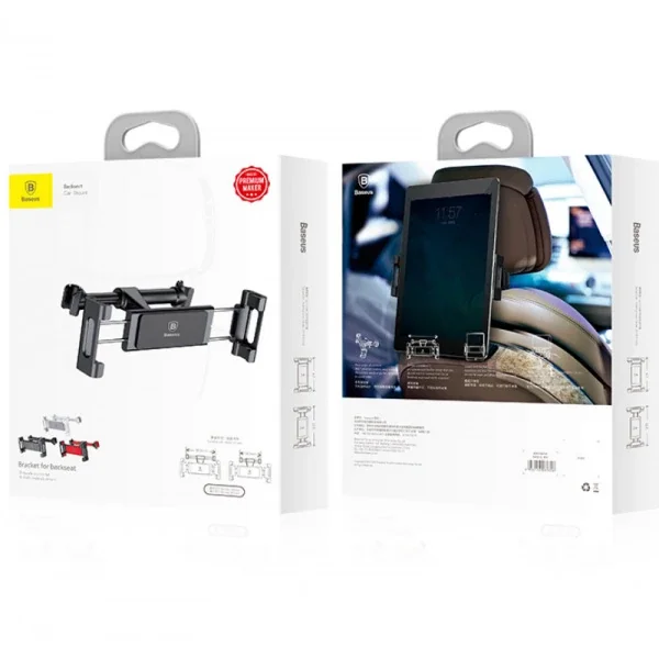 Tablet Tutucu Araç Arka Koltuk 12.9 İnç - 360° Dönebilen Yay Sistemli