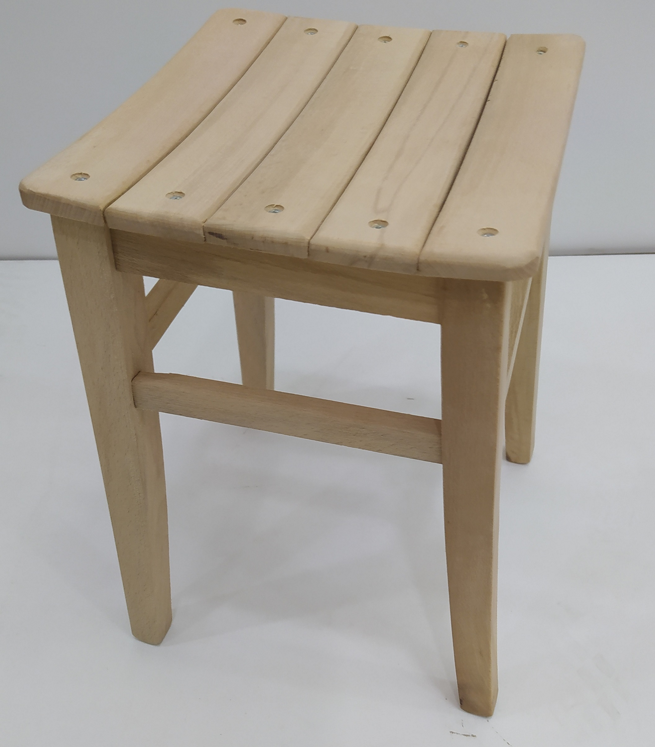 Tabure 12765 Izgara Model Kayın Torna ayak HAM ürün Kutuda sevk E