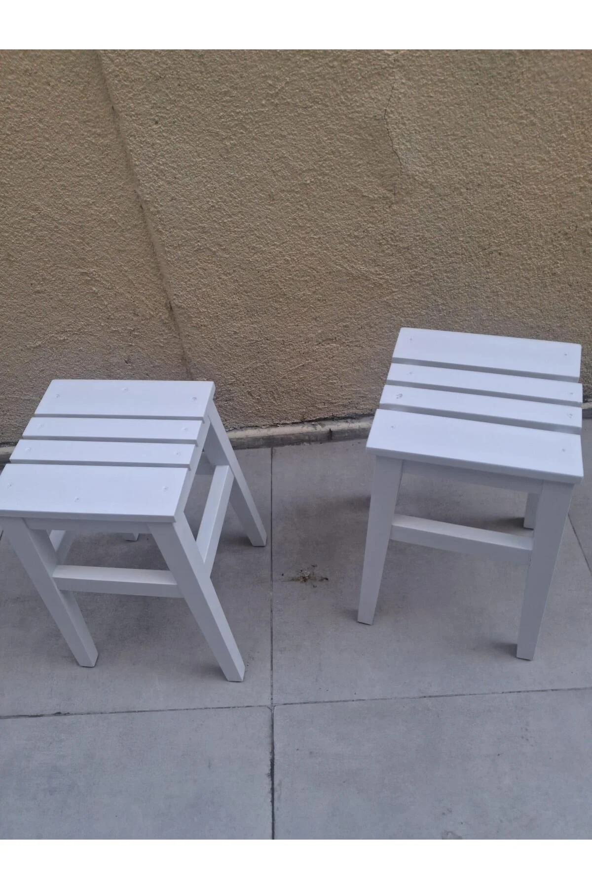 Tabure ST 90583 Izgara Model Kayın Torna Ayak Beyaz Ürün 2 Adet El Yapım Tabure ST 90583 Izgara Model Kayın Torna Ayak Beyaz Ürün 2 Adet El Yapım - Görsel 4