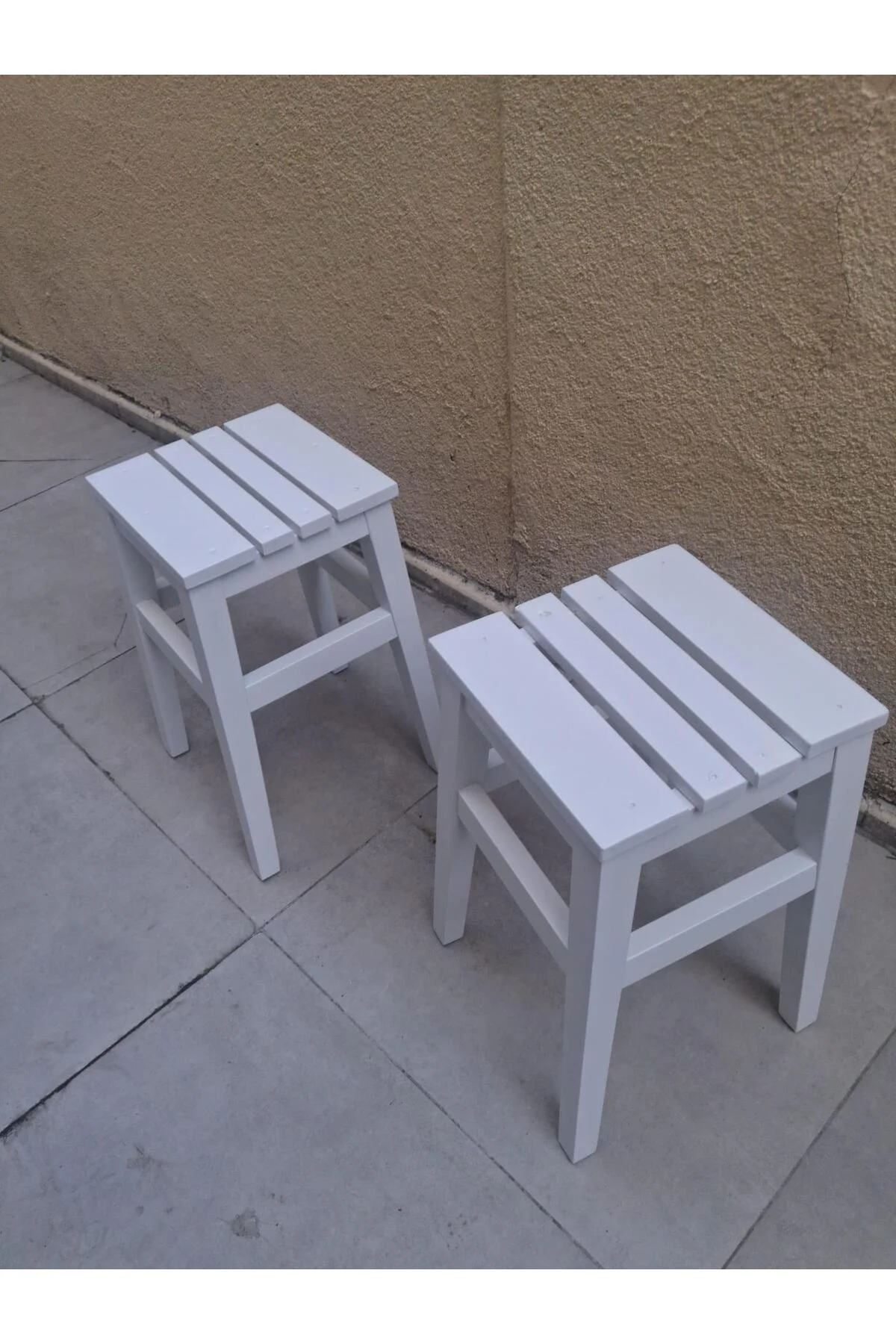 Tabure ST 90583 Izgara Model Kayın Torna Ayak Beyaz Ürün 2 Adet El Yapım Tabure ST 90583 Izgara Model Kayın Torna Ayak Beyaz Ürün 2 Adet El Yapım - Görsel 5