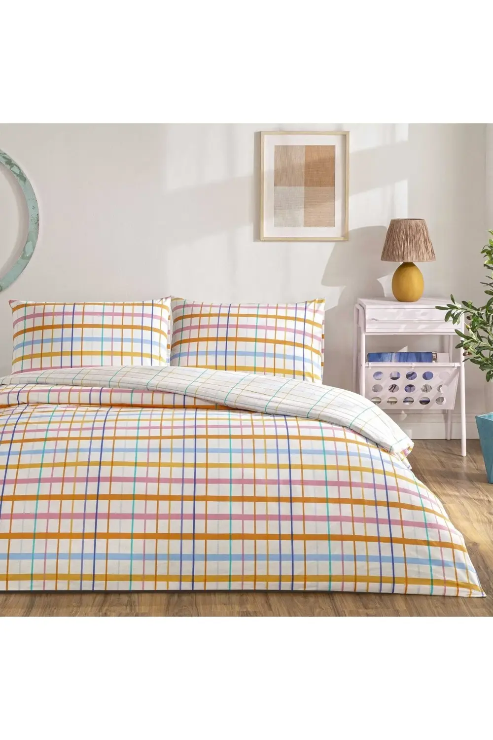 Taç Flexıa Ranforce Çift Kişilik Nevresim Takımı Turuncu