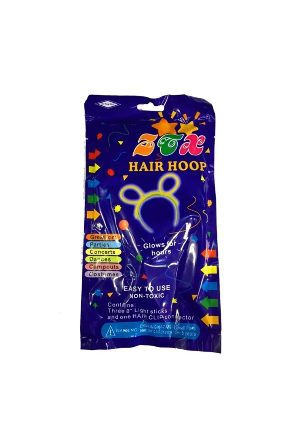 Taç Fosforlu Taç Pembe Renk 12 Adet