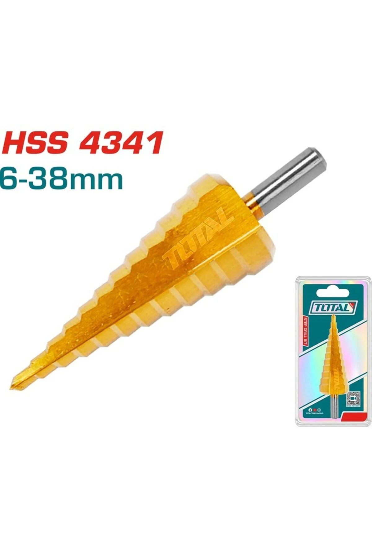 TAC7563801 - Kademeli Matkap Ucu 6-38 Fiyatı, Yorumları ve Özellikleri