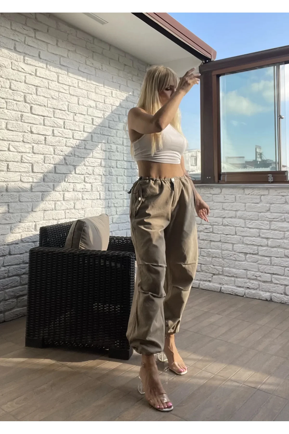 Tactical Baggy Lastikli Pantolon