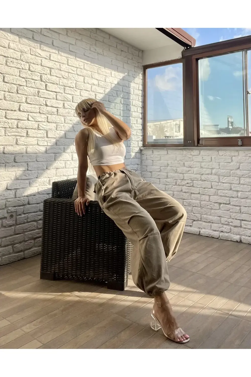 Tactical Baggy Lastikli Pantolon
