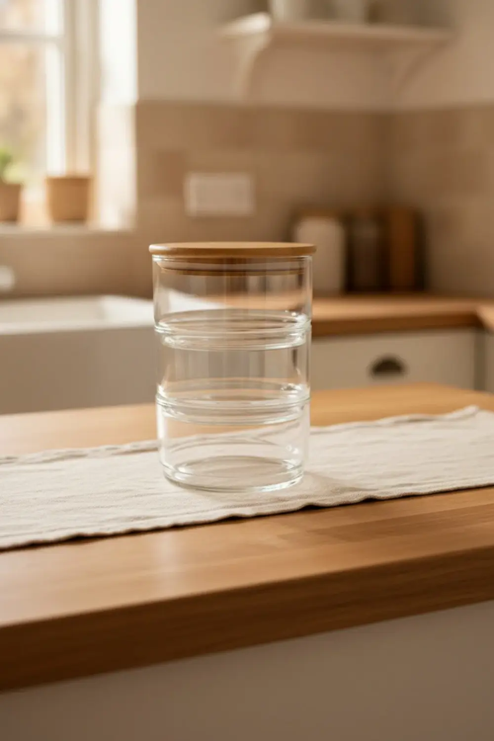 Tade - 3 Katlı Cam Saklama Kabı