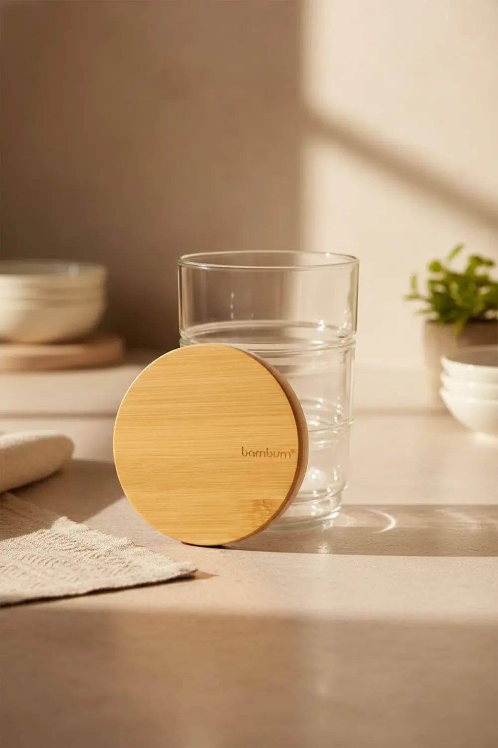 Tade - 3 Katlı Cam Saklama Kabı