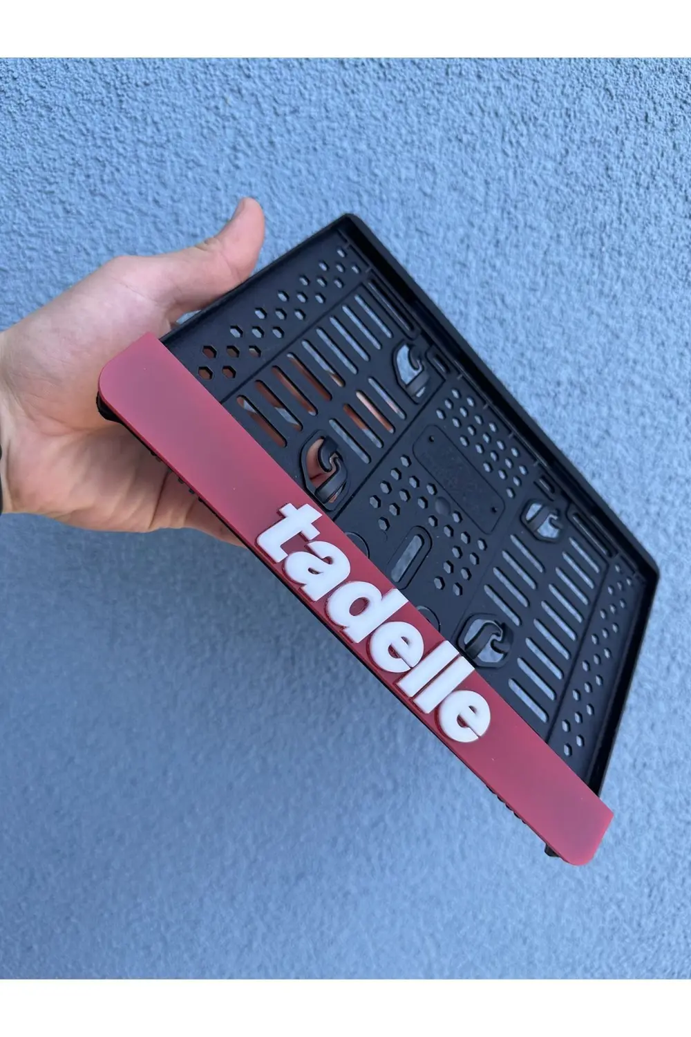 Tadelle 3d Kabrtmalı Pleksi Motor Plakalığı