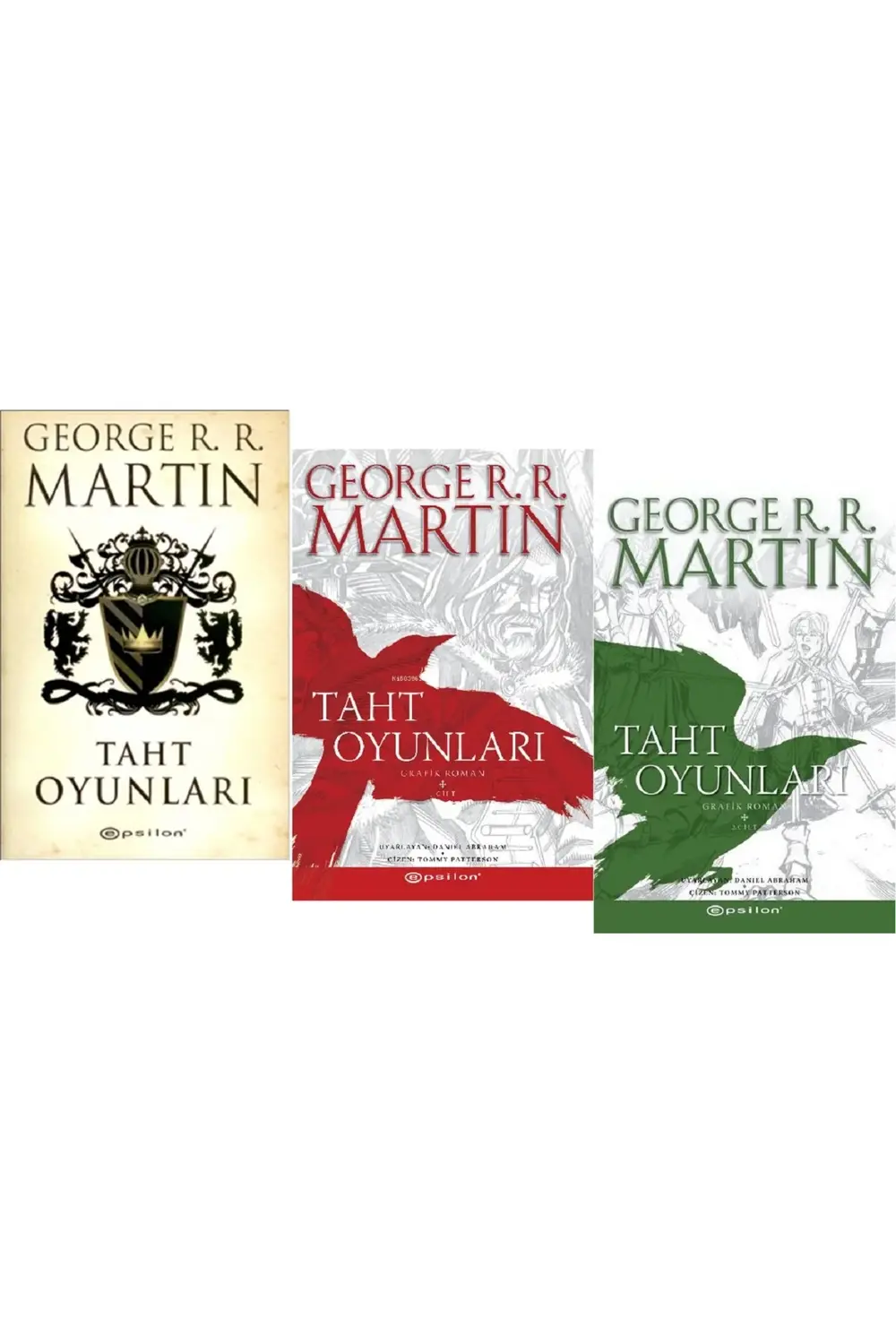Taht Oyunları 3 Kitap Özel Set / Roman + 2 Çizgi Roman