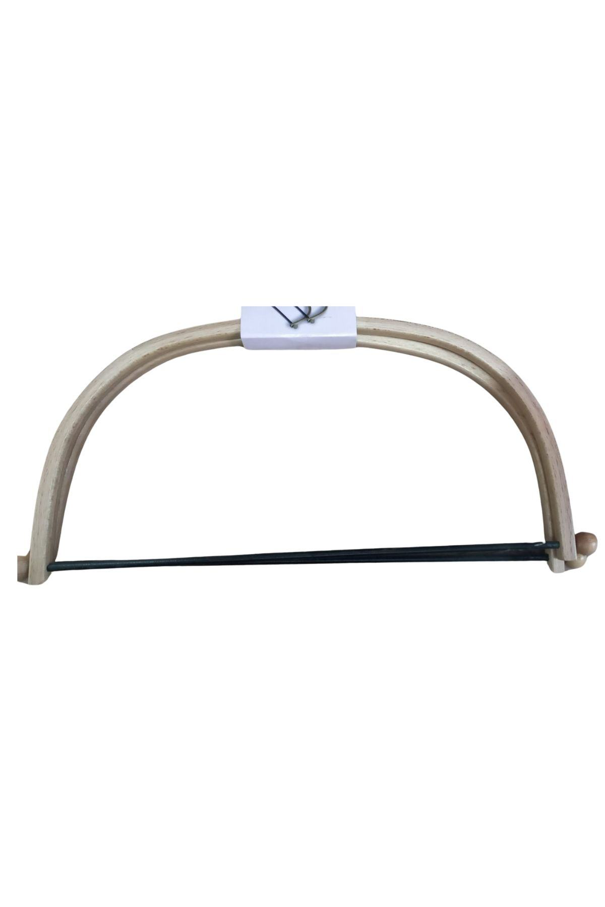 P Parla Tahta Çanta Sapi 25 Cm