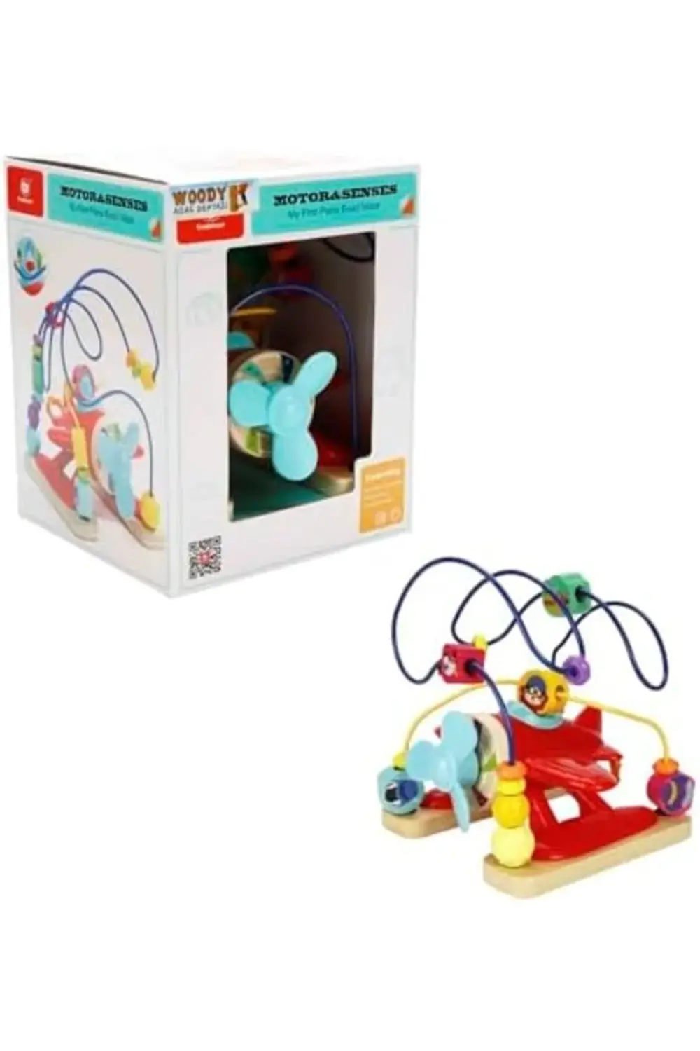 Tahta İlk Uçağım Pervanesi Dönen/Boncuk Oyunu 395519