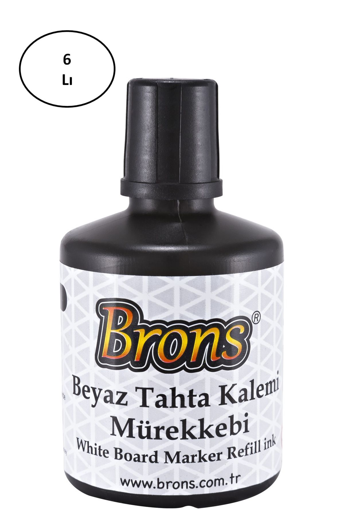 Tahta Kalem Mürekkebi Siyah 100 Cc 6'lı