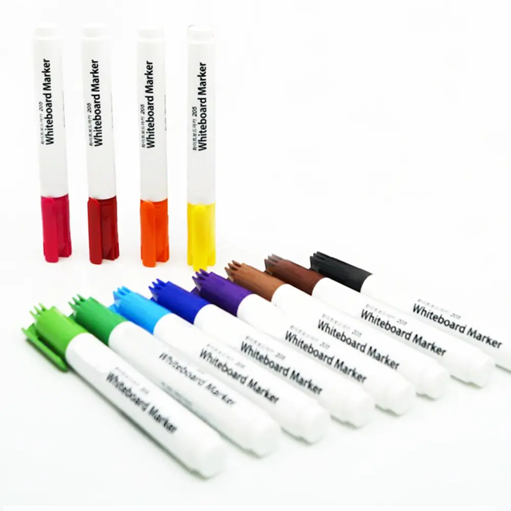 Tahta Kalemi Beyaz Tahta Kalemi Set - 12 Renk