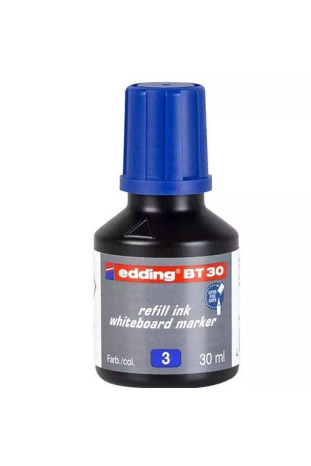 Edding Tahta Kalemi Mürekkebi 30Ml Mavi *Tekli Üründür Tkm