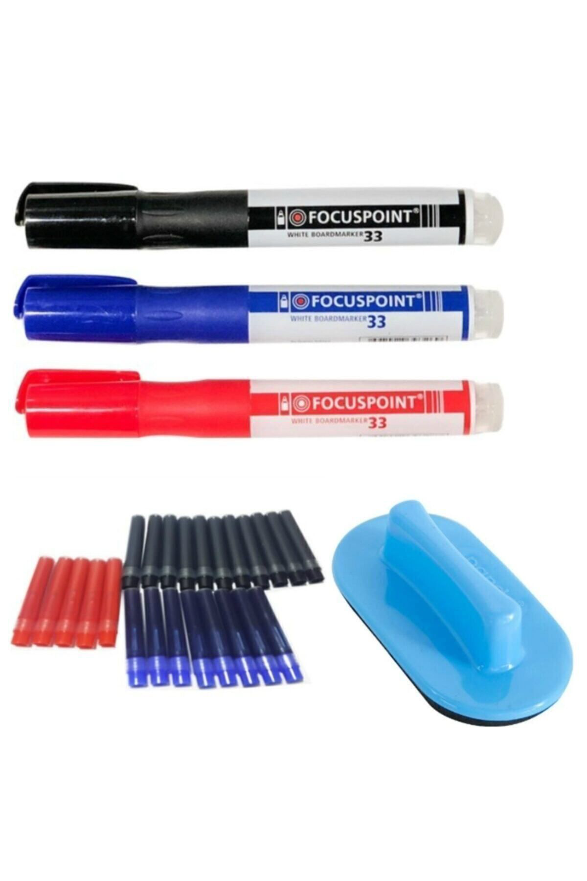 Tahta Kalemi Seti 3 Renk Kartuşlu Tahta Kalemi 24 Adet Kartuş Ve 