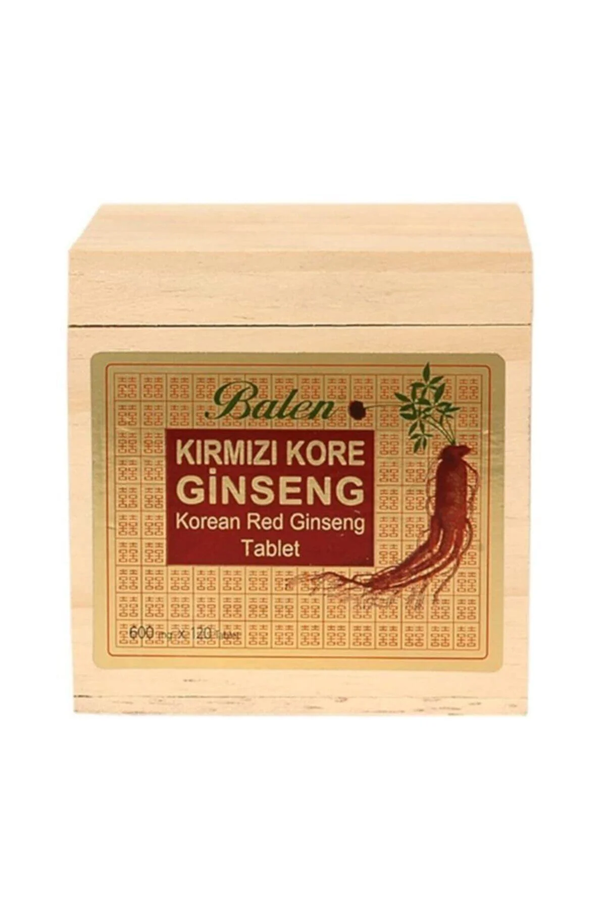 Tahta Kutu Kırmızı Kore Gınseng 600 Mg 120 Tablet Fiyatı, Yorumları ve Özellikleri