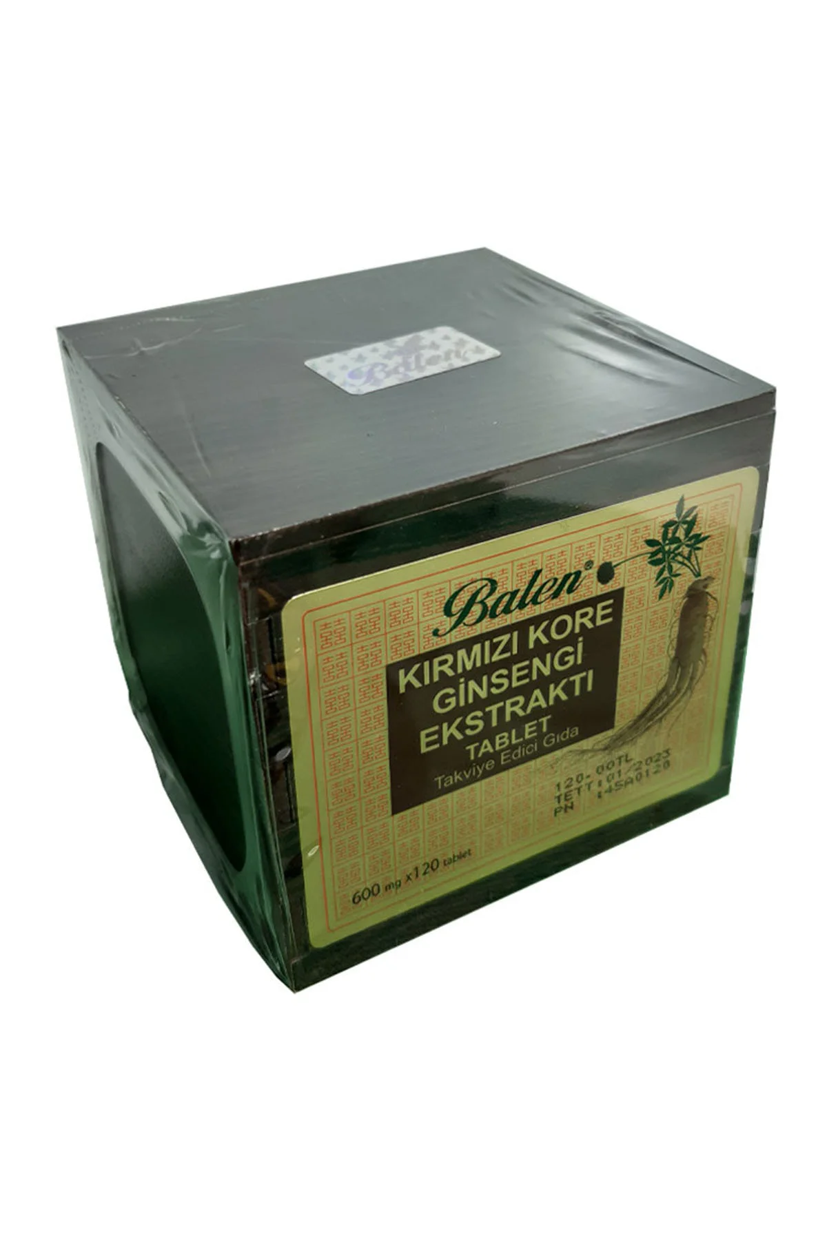 Tahta Kutu Kırmızı Kore Ginseng 600 Mg 120 Tablet 2 Adet