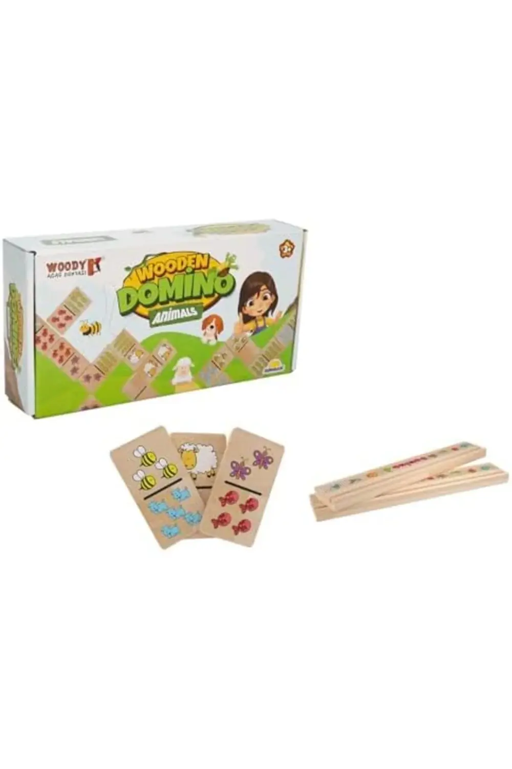 Tahta Oyun Domino Animals 395519