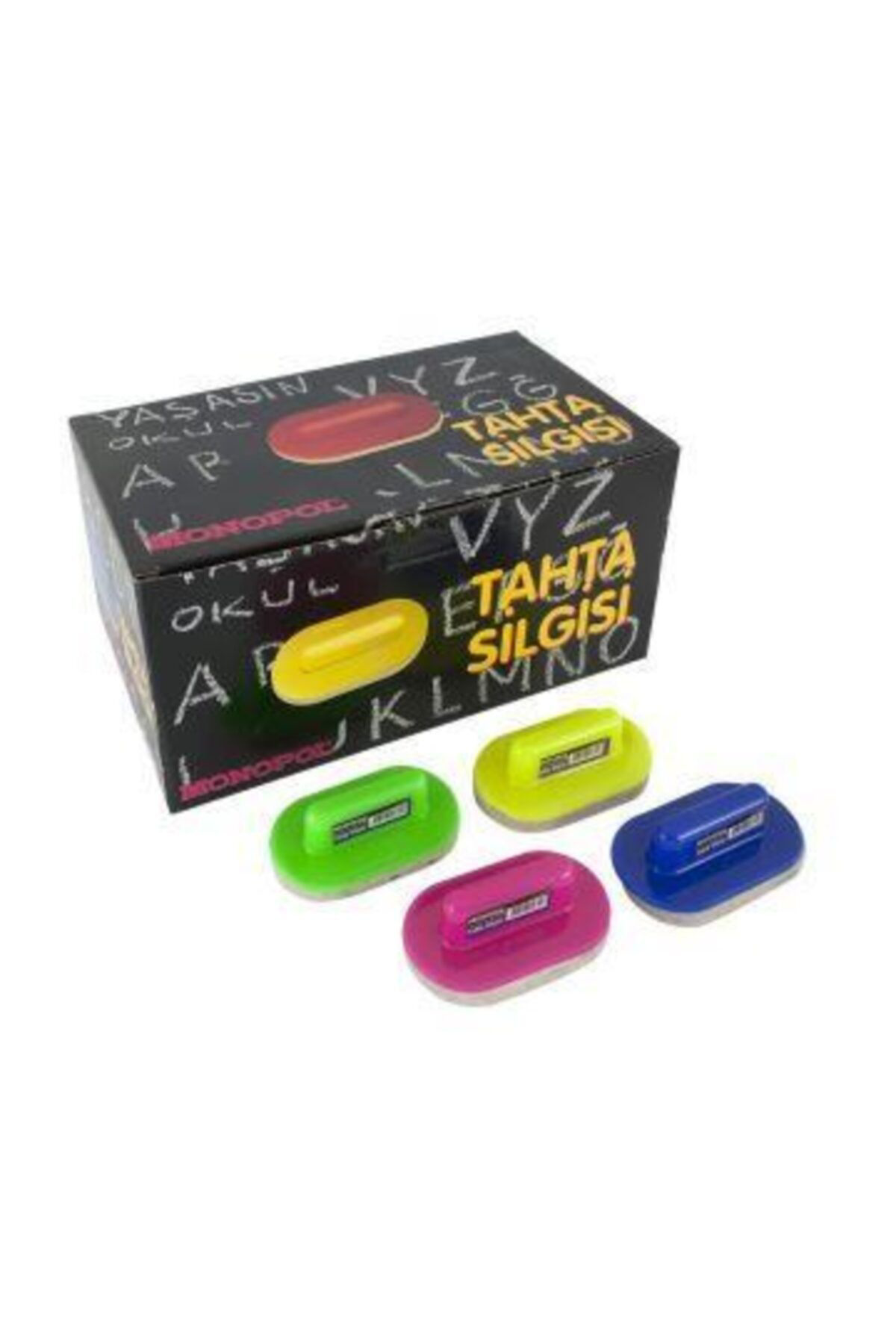 Monopol Tahta Silgisi - Yıldızlar Plastik Saplı Tahta Silgisi T.S