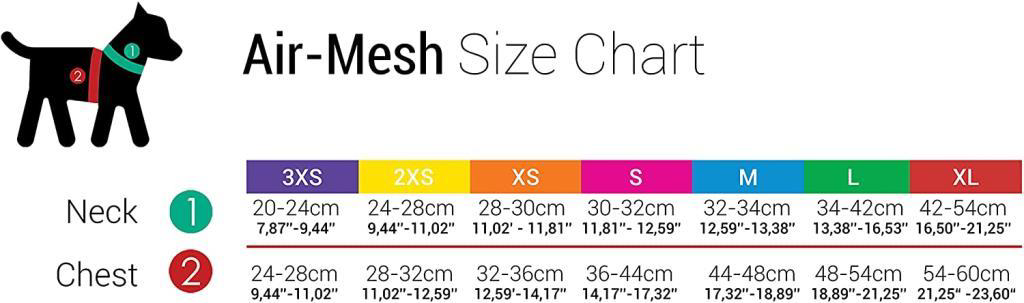 Tailpetz Air Mesh Harness Göğüs Tasması Neon Kırmızı Large