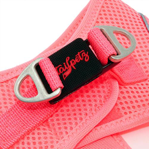 Tailpetz Air Mesh Harness Göğüs Tasması Neon Pembe XSmall