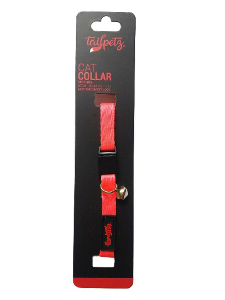 Tailpetz Cat Color Easy & Safety Lock Pink Ayarlanır Kedi Boyun T