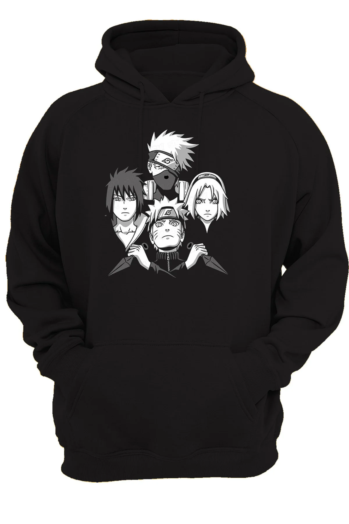 Taizai Ön Baskılı, %100 Pamuk, 3 Ipl. Şardonlu, Içi Polar, Çok Kalın Hoodie