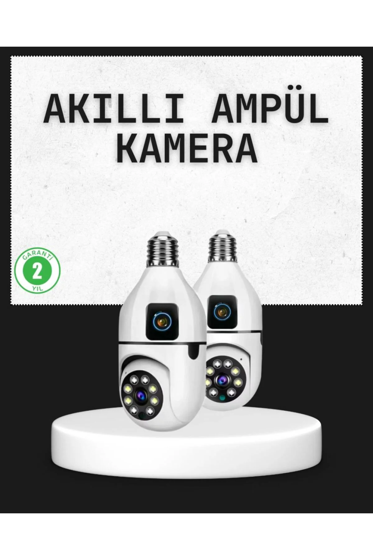 Tak Çalıştır Ampul Kamera – Full Hd 1080p Kablosuz Güvenlik Çözüm