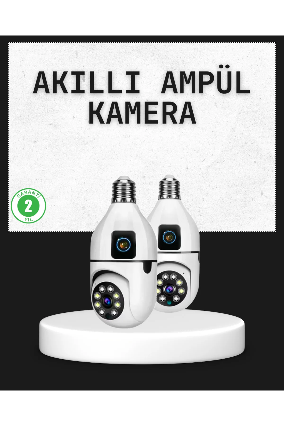 Tak Çalıştır Ampul Kamera – Full HD 1080P Kablosuz Güvenlik Çözüm