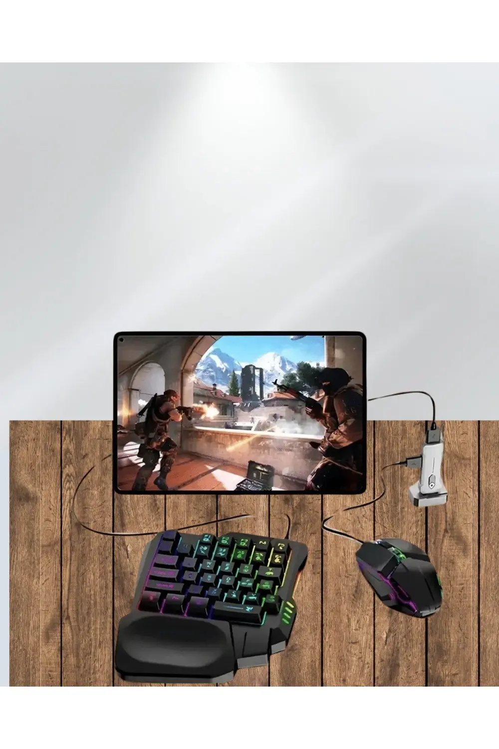 Tak-Çalıştır Mobil Oyun Ekipmanları Seti – Klavye Mouse Dahil