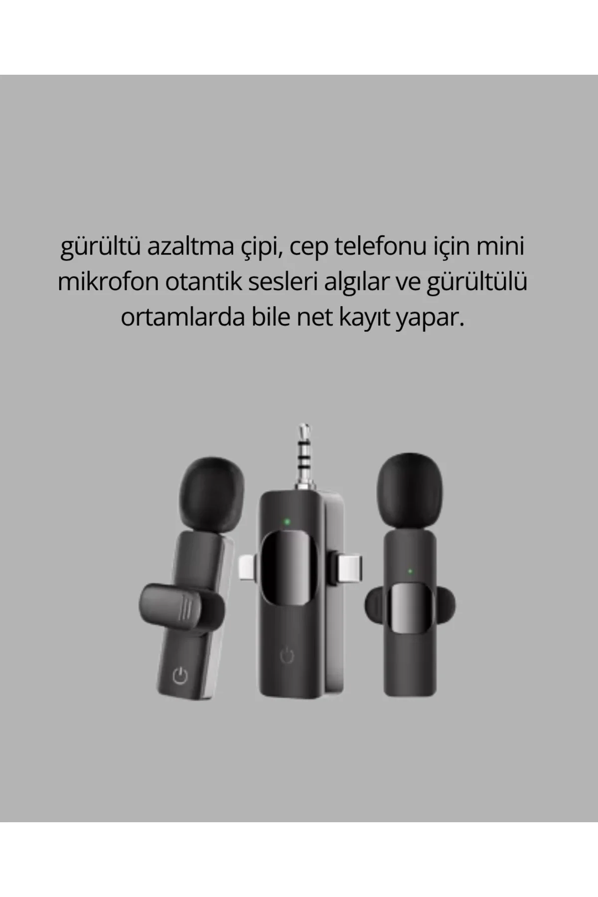 Tak ve Kullan Mikrofon - Gürültü Engelleyici