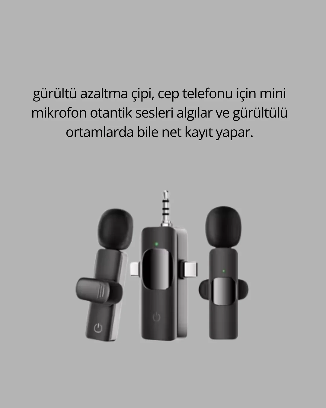 Tak ve Kullan Mikrofon - Gürültü Engelleyici