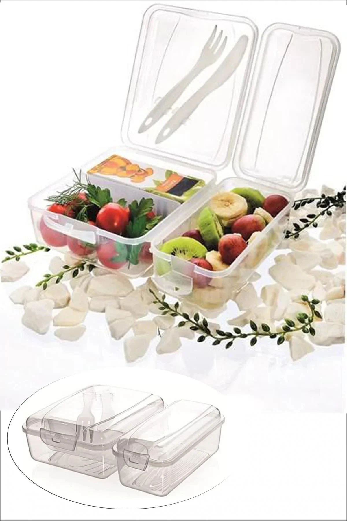 Takeaway Ergonomik Asorti Çatal Bıçaklı Pratik Yoğurt Saklama Kabı Takeaway Ergonomik Asorti Çatal Bıçaklı Pratik Yoğurt Saklama Kabı