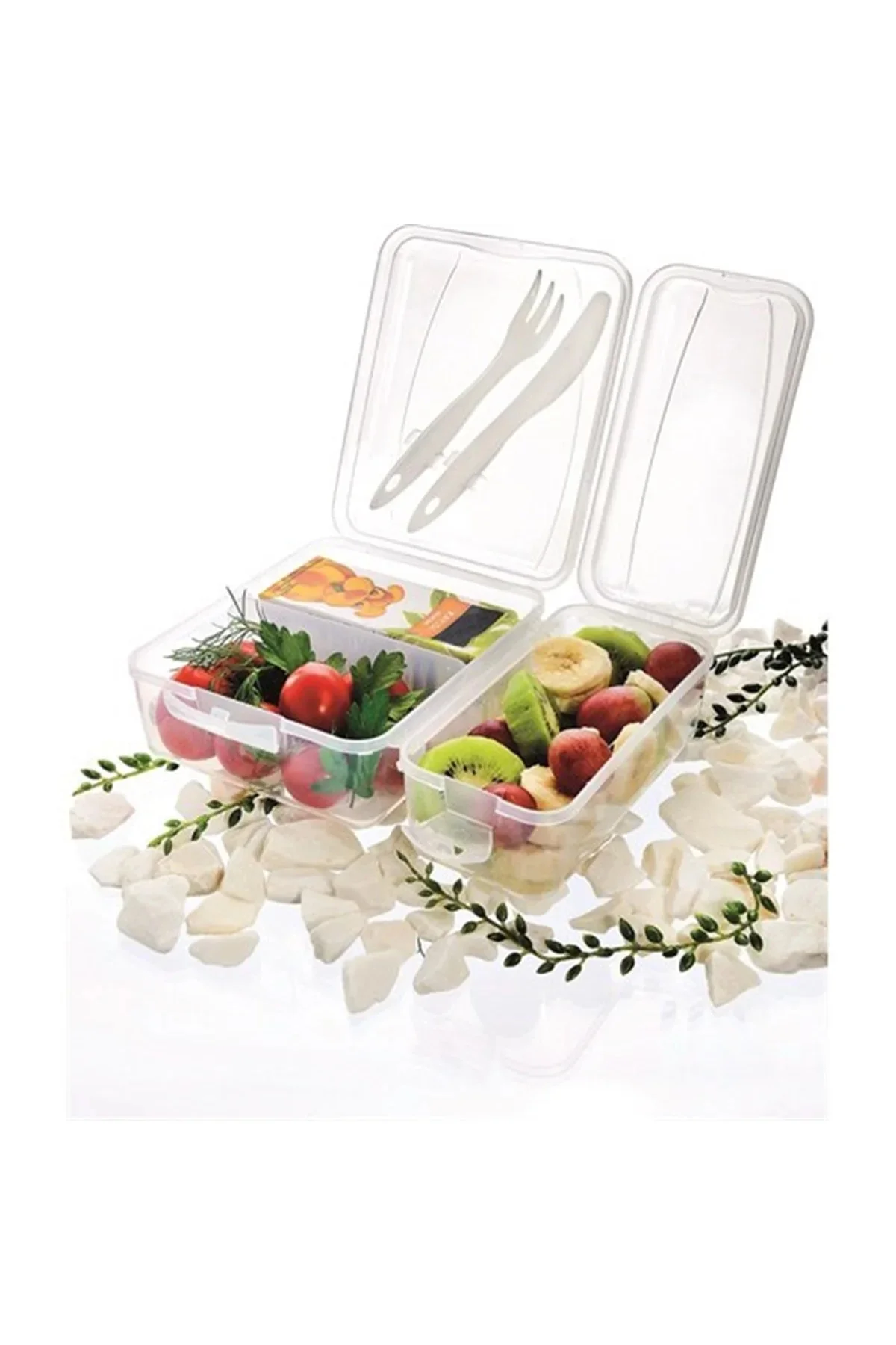 Takeaway Ergonomik Asorti Çatal Bıçaklı Pratik Yoğurt Saklama Kabı Takeaway Ergonomik Asorti Çatal Bıçaklı Pratik Yoğurt Saklama Kabı