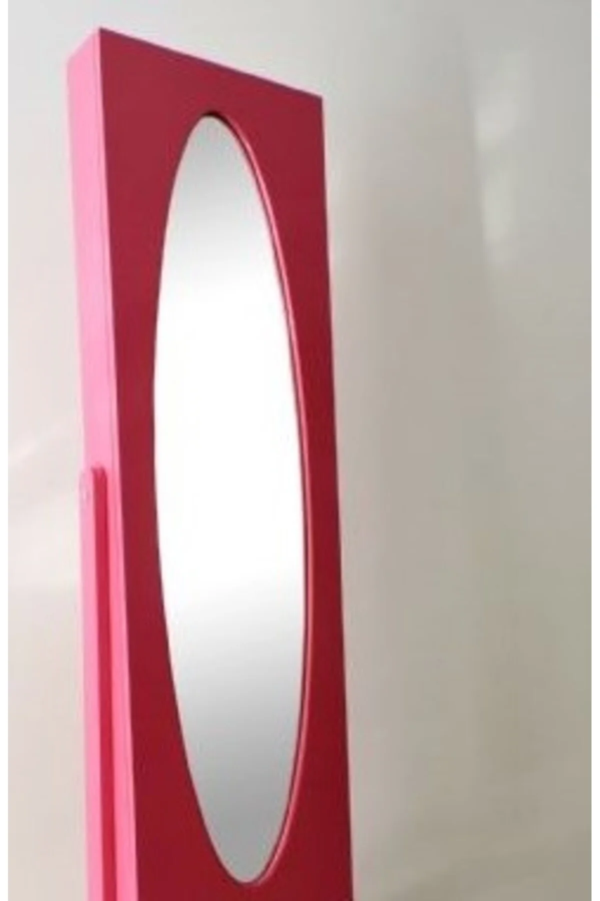 Takı Dolabı ST 12934 Boy Ayna Kayın MDF Parlak PEMBE Lake Boya Klasik El Yapım Takı Dolabı ST 12934 Boy Ayna Kayın MDF Parlak PEMBE Lake Boya Klasik El Yapım - Görsel 2