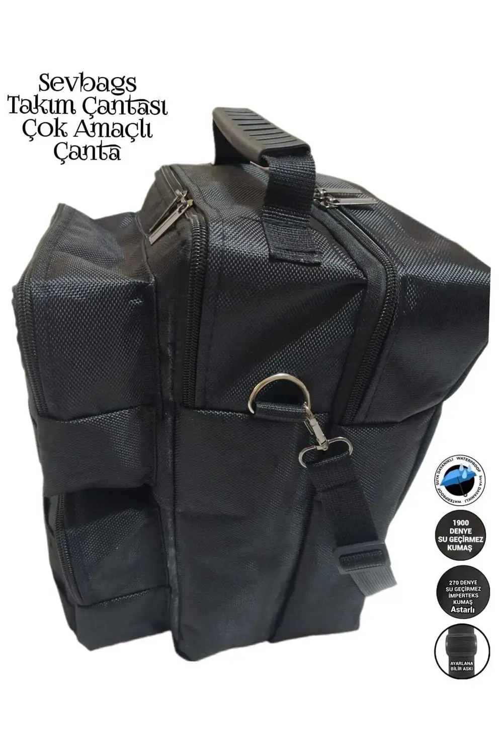 Takım Çantası 4 Bölmeli Çapraz Askılı Çok Amaçlı Çanta