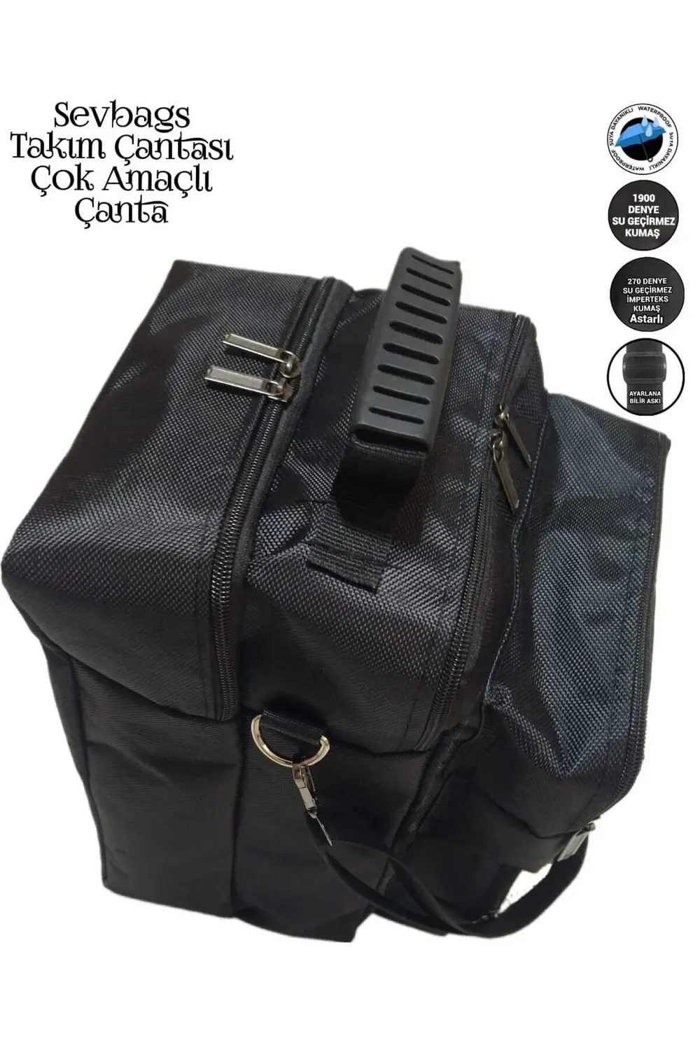 Takım Çantası 4 Bölmeli Çapraz Askılı Çok Amaçlı Çanta