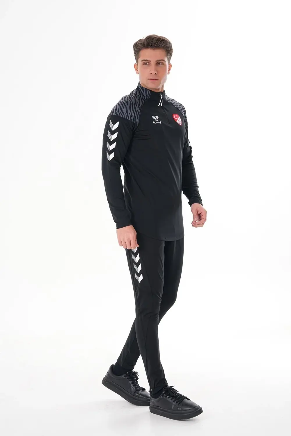 TAKIM, TFF HAKEM ANTRENMAN EŞOFMAN TAKIMI Siyah, ALT VE ÜST-M