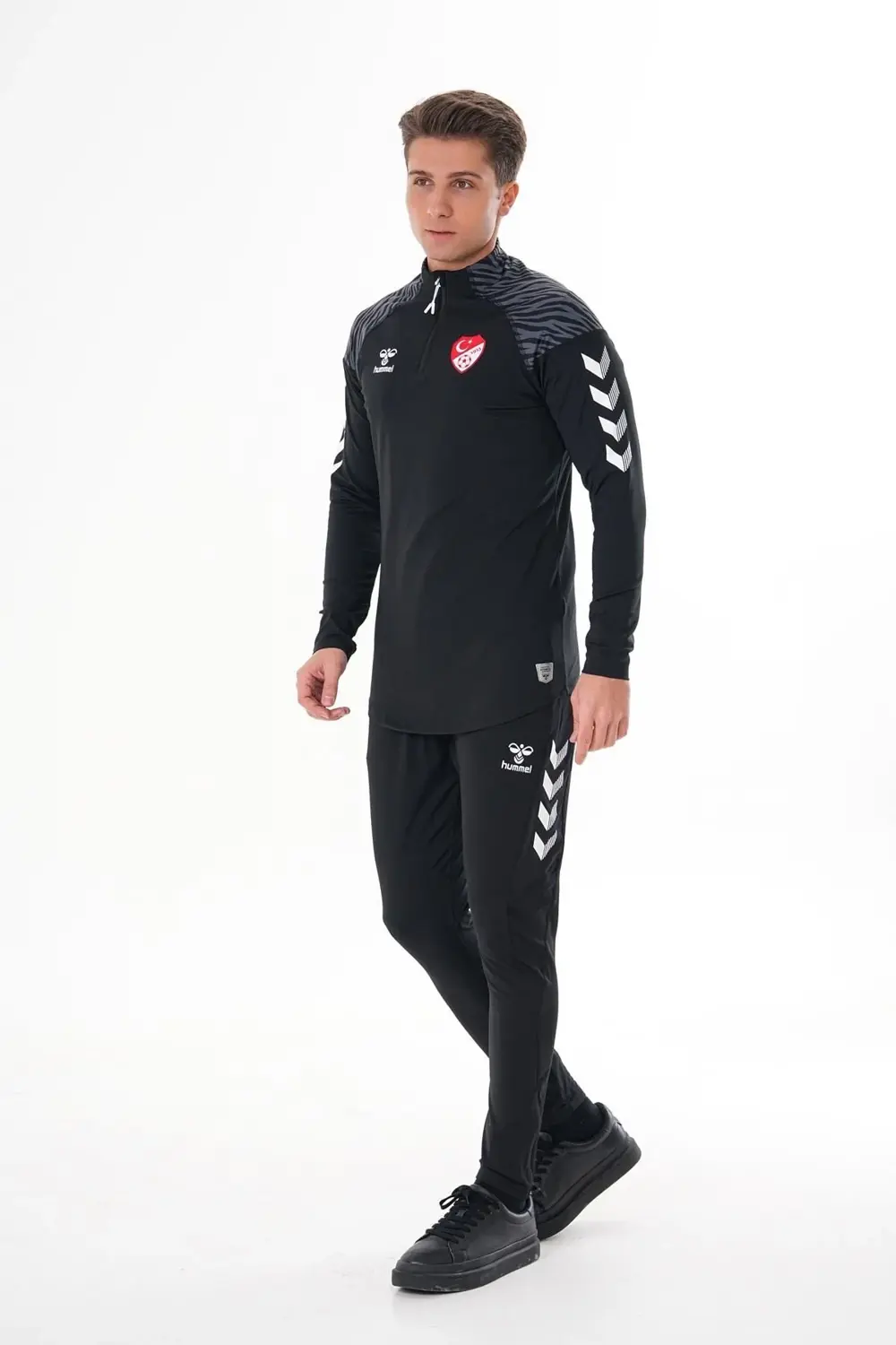 TAKIM, TFF HAKEM ANTRENMAN EŞOFMAN TAKIMI Siyah, ALT VE ÜST-M