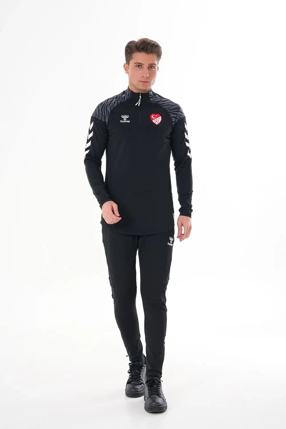 TAKIM, TFF HAKEM ANTRENMAN EŞOFMAN TAKIMI Siyah, ALT VE ÜST-M