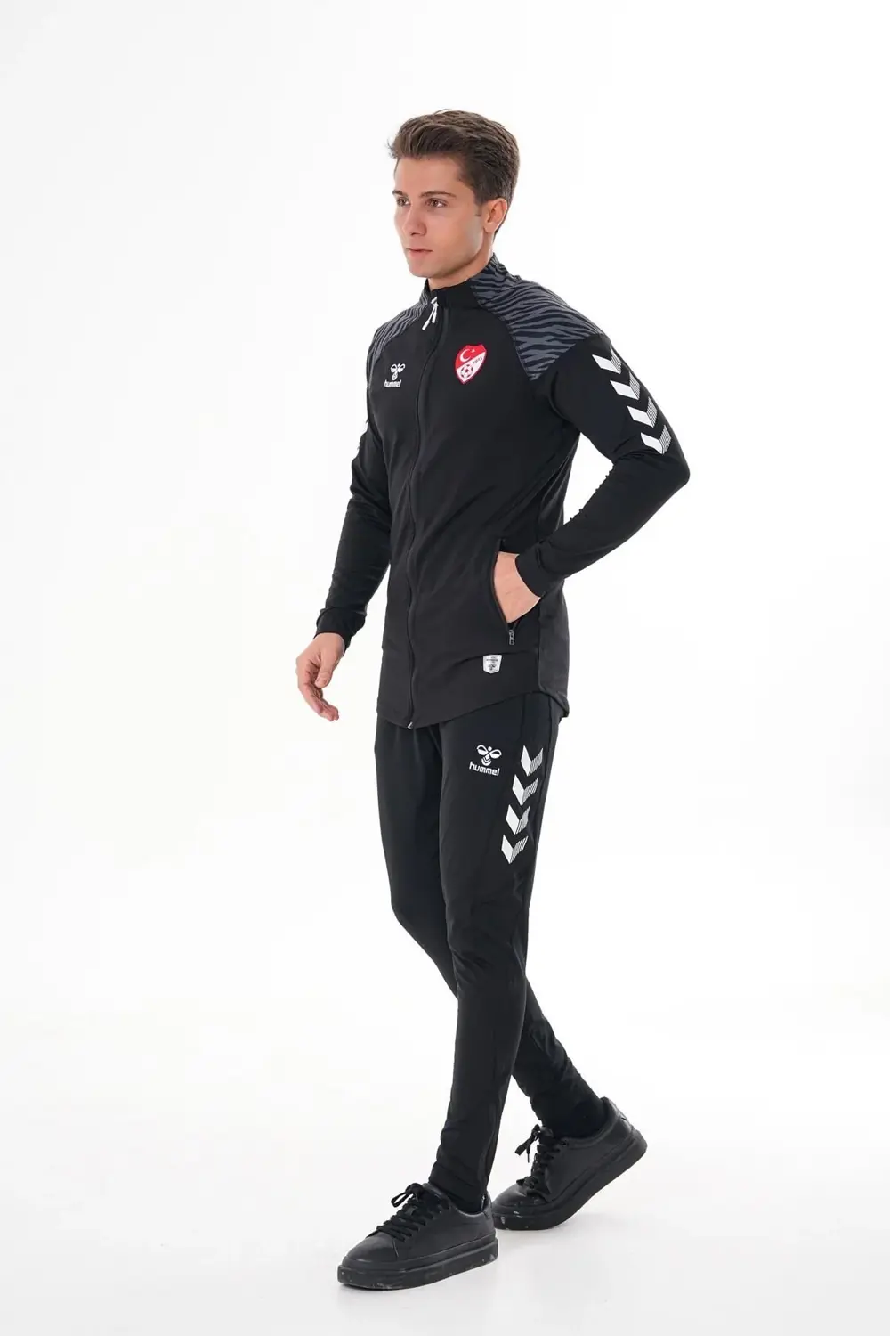 TAKIM, TFF HAKEM DERS VE KAMP EŞOFMAN TAKIMI Siyah, ALT VE ÜST-XL