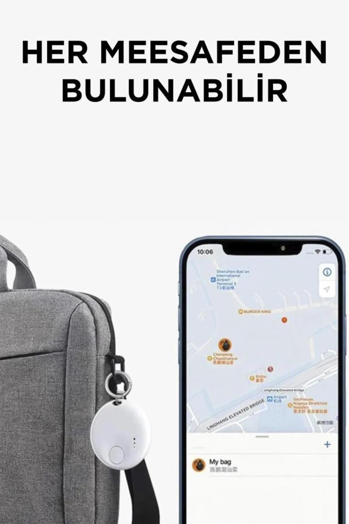 Takip Cihazı Apple Find My Uyumlu N Tag Beyaz