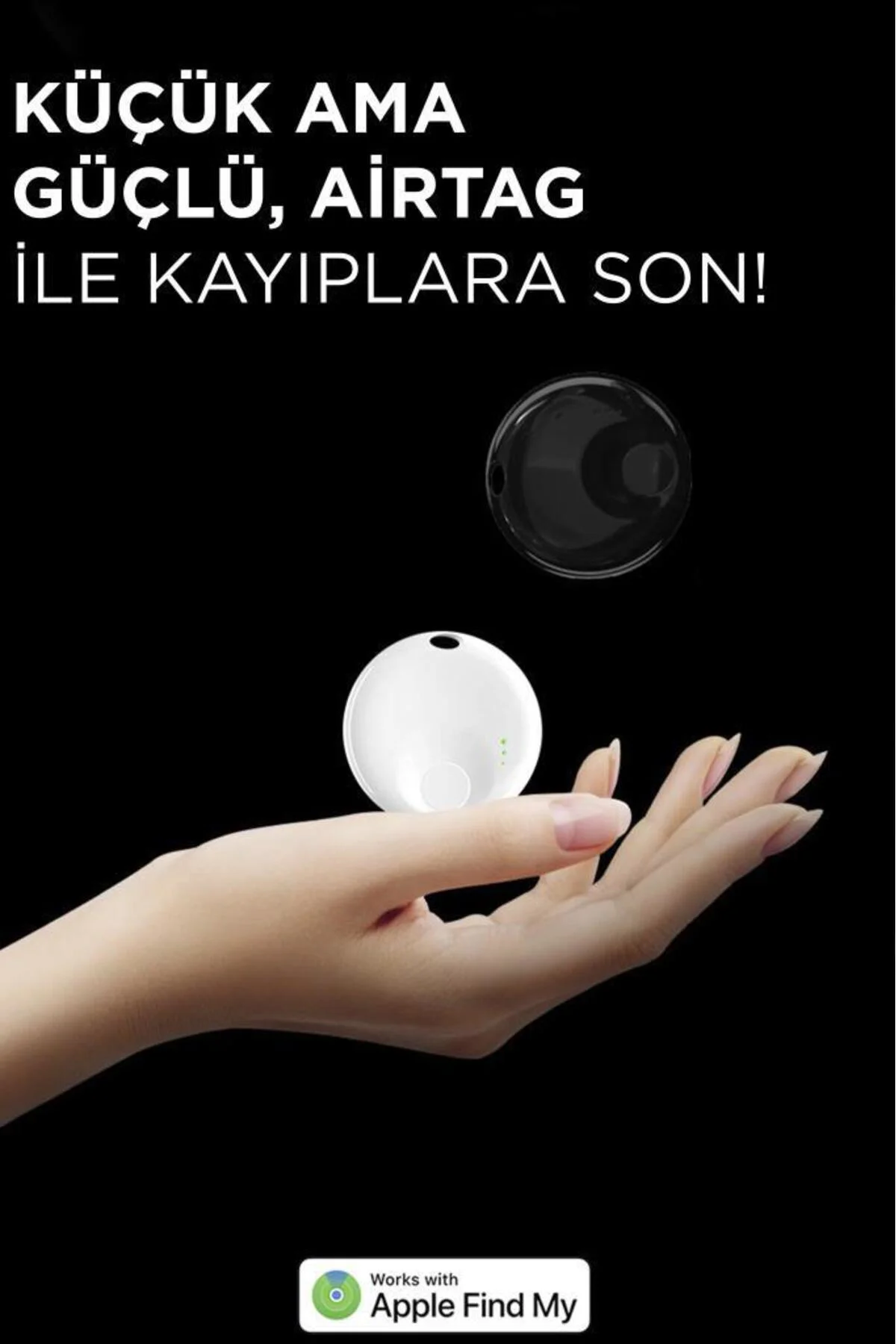 Takip Cihazı Apple Find My Uyumlu N Tag Beyaz