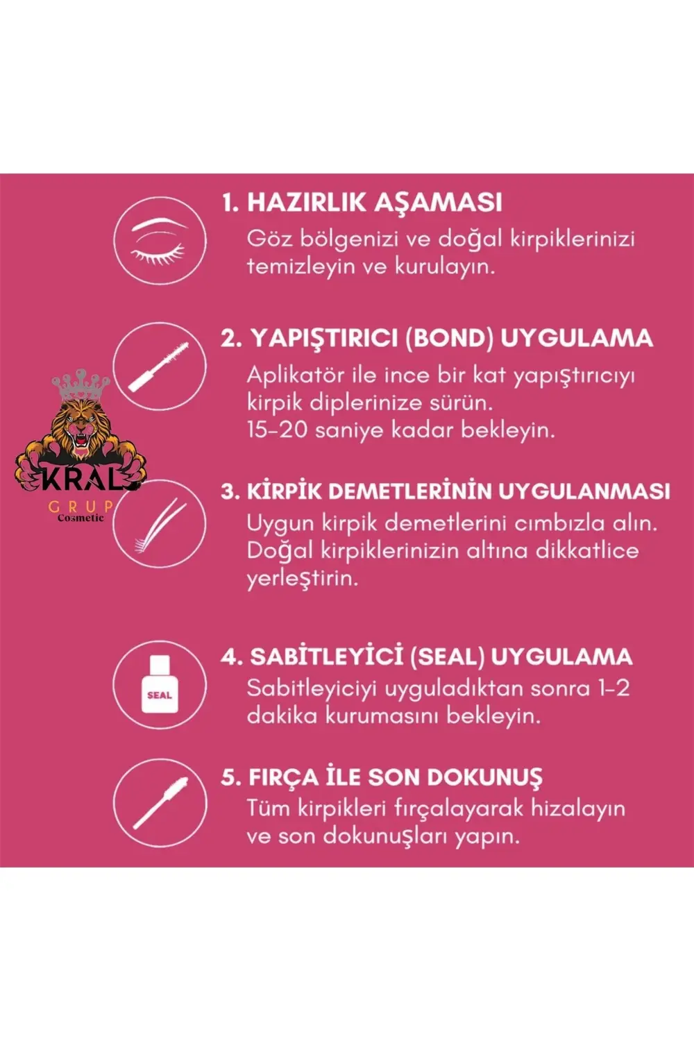 Takma Kirpik Seti, Cımbız Ve Kirpik Fırçasıyla, Kirpik Kitİ, Yapı