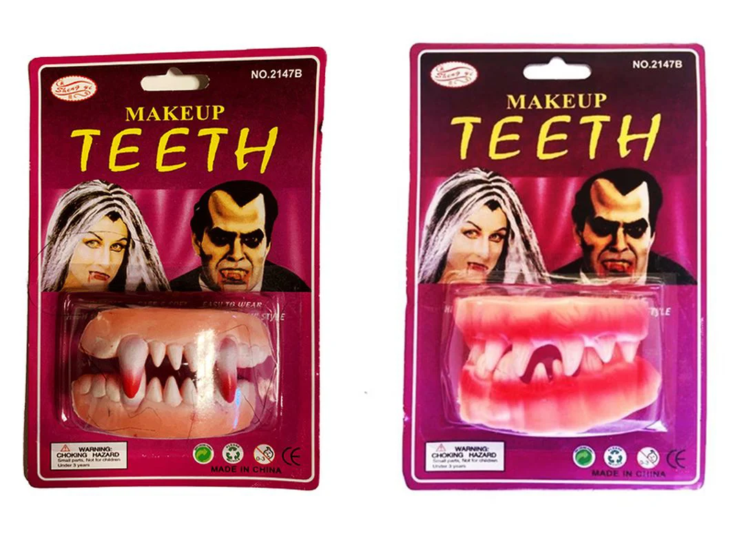 Takma Vampir Dişi 2 Adet vampir ve seyrek model Takma Vampir Dişi 2 Adet vampir ve seyrek model