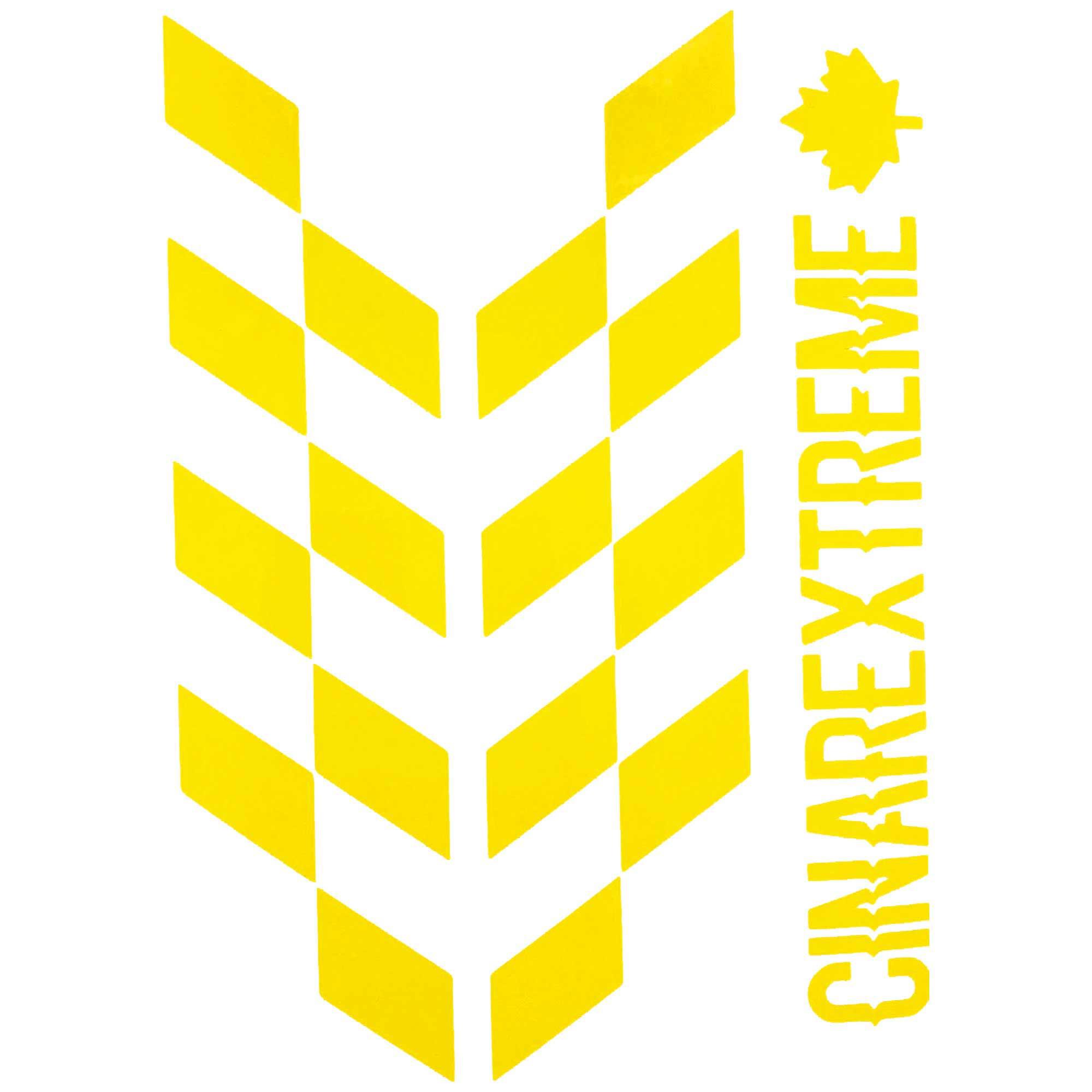 Taksi Sarısı Damalı Kask Motosiklet Sticker Takımı Çınar Extreme 