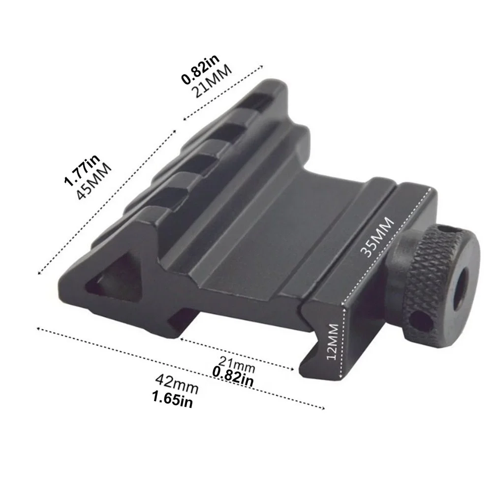 Taktik 45 Derece Açı Ofset Yan Adaptörü Rts 20mm Picatinny Ray Taktik 45 Derece Açı Ofset Yan Adaptörü Rts 20mm Picatinny Ray